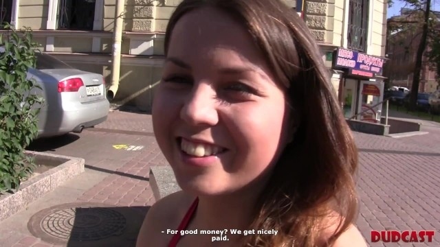 DudCast - Teen becomes a pornstar right off