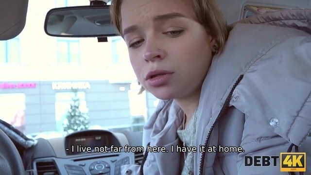 DEBT4k. Twenty year old barmaid pussy fucked by the debt collector