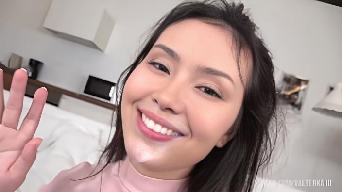 NEW!!! First Time DP Asian Teen Amelia Li - Big Anal Gape - Non Stop Fuck