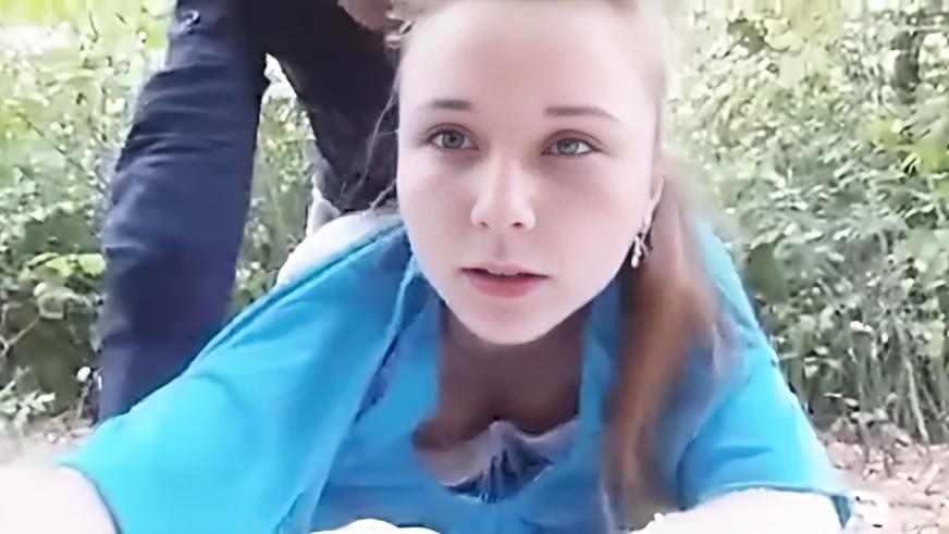 cute slut getting fucked outdoors