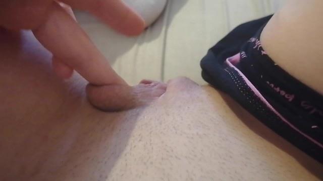 Perfect very wet pussy quick masterbation cute panties