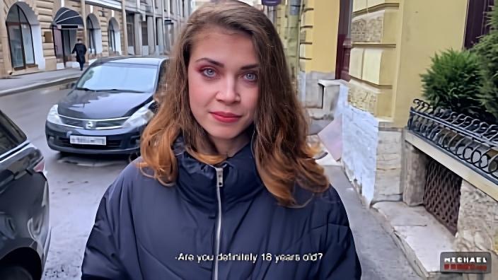 A Simple Request on the Street Ended with an Unexpected Ending - Cum on Pussy and Put on Panties