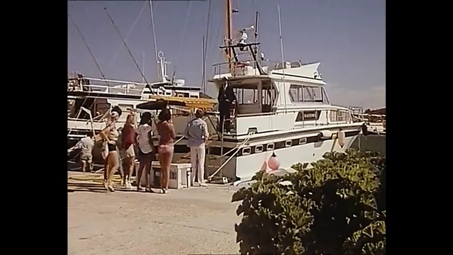 Ship scene from Vacances a Ibiza (1981) with Marylin Jess
