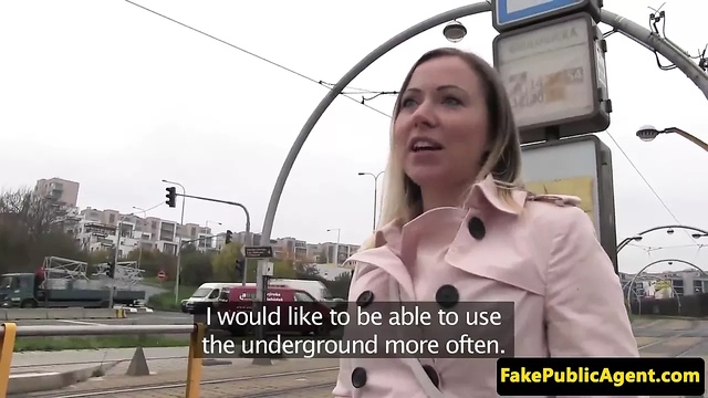 Real pickedup czech beauty banged outdoors