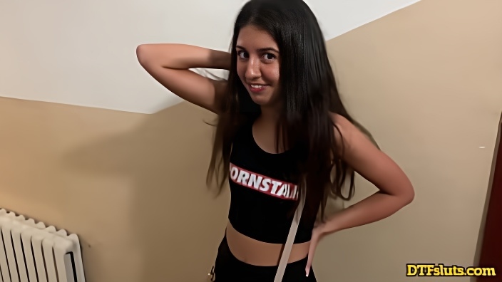 DTFSluts - Russian Slut Katty West Fucks Stranger for money