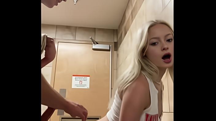 Stepsis Let Me Fuck In The Walmart Bathroom! Full video on www.ericamarie.us!