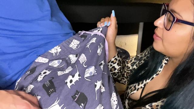 My wife's BEST FRIEND helps me CUM with her mouth! 4k