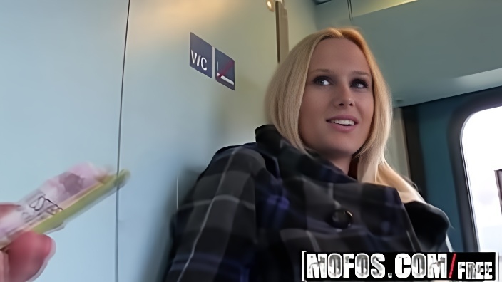 Mofos - Public Pick Ups - Fuck in the Train Toilet starring Angel Wicky