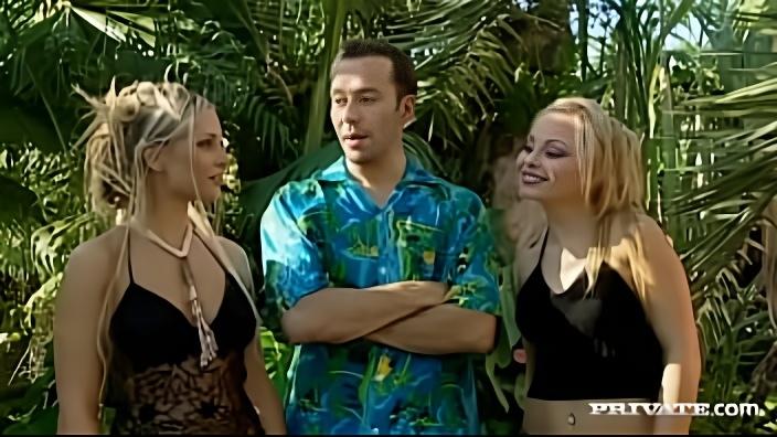 Bisexual Blonde Bombshells Liliane Tiger and Sharka Blue Enjoy Anal