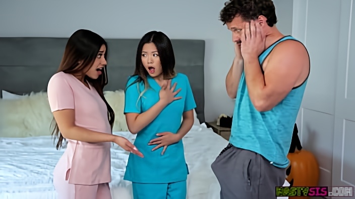 Lulu Chu, Xxlayna Marie In Dick Appointment With Stepbrother