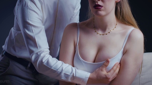 Convinced by the boss, groped and cummed in the mouth - clothedpleasures