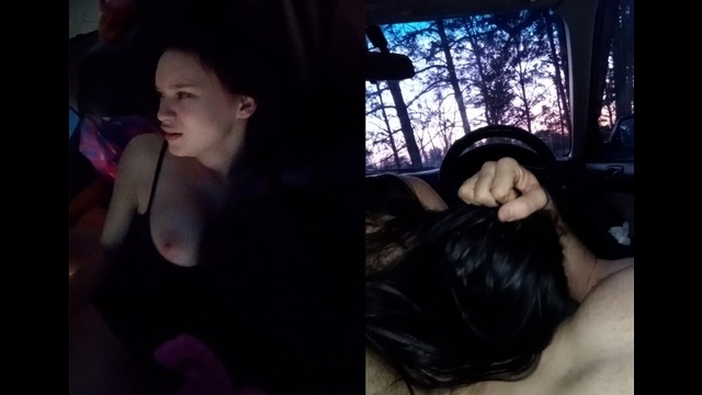 Step Sister Froze in The Winter Forest and Asked Step Brother to Warm Up in His Car