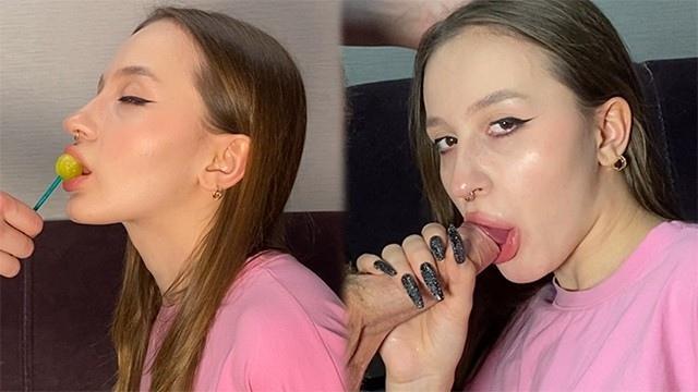 Безобидная Игра закончилась Еблей в Рот - iYummyBunny